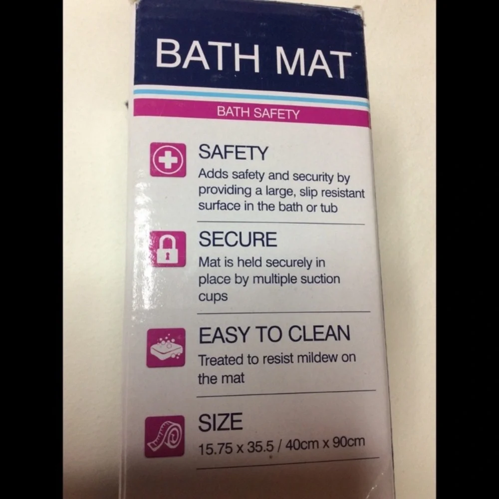 NWT Bath Tub Mat 15.75”x 35.5”